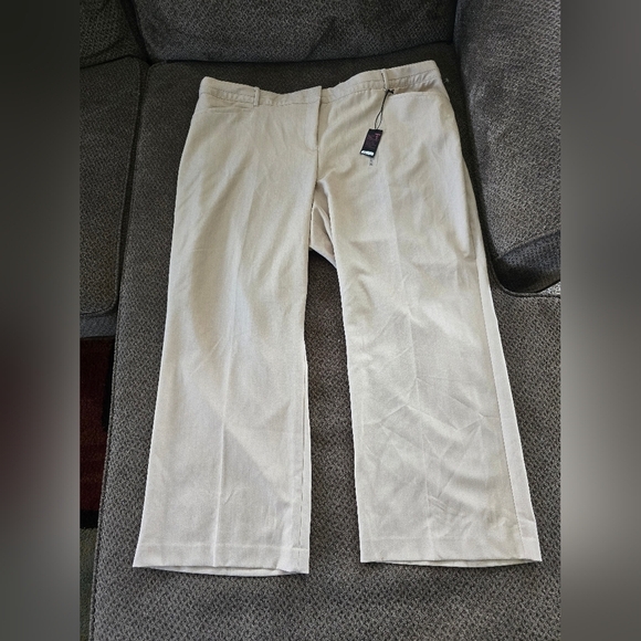 Lane Bryant Pants Women Sz 24 Plus Tight Tommy BeigeTechnology Inspired - Picture 2 of 10